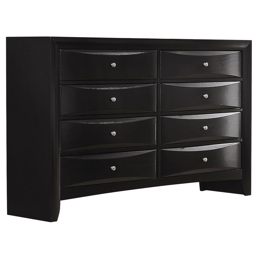 Briana 4-piece California King Bedroom Set Black - 202701KW-S4