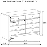 Briana 4-piece California King Bedroom Set Black - 202701KW-S4