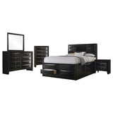 Briana 5-piece California King Bedroom Set Black - 202701KW-S5
