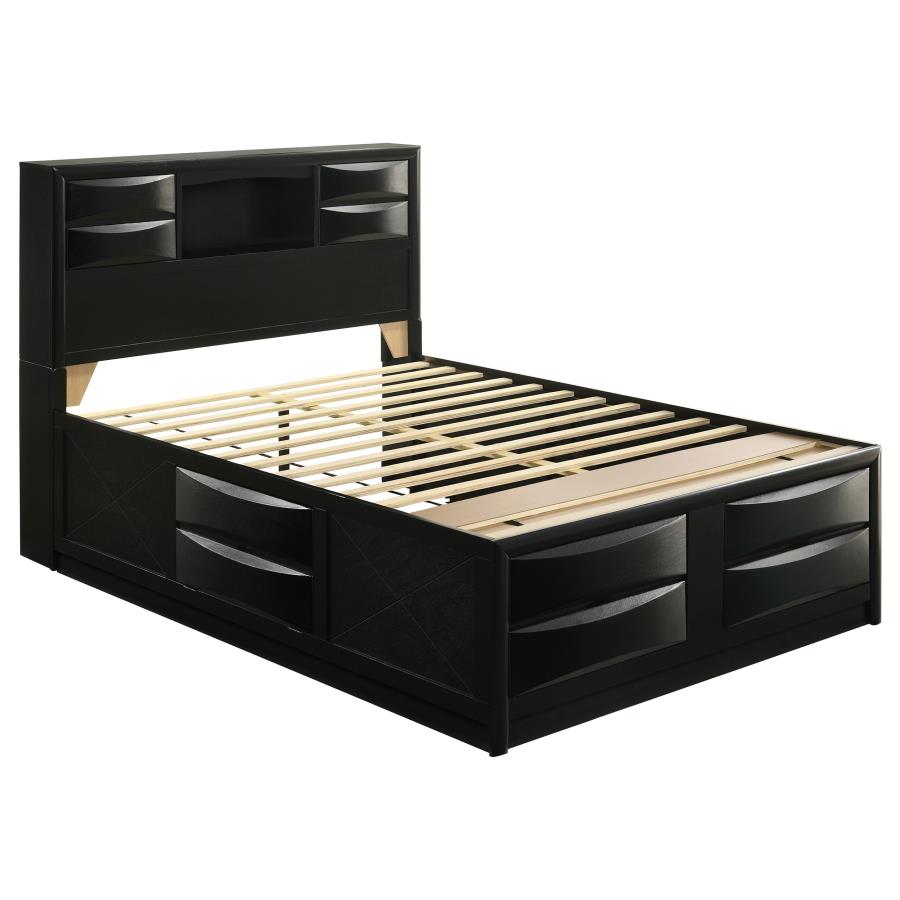 Briana 5-piece Queen Bedroom Set Black - 202701Q-S5