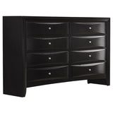 Briana 5-piece Queen Bedroom Set Black - 202701Q-S5