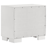 Jessica 5-piece Eastern King LED Bedroom Set Snow White - 202990KE-S5P