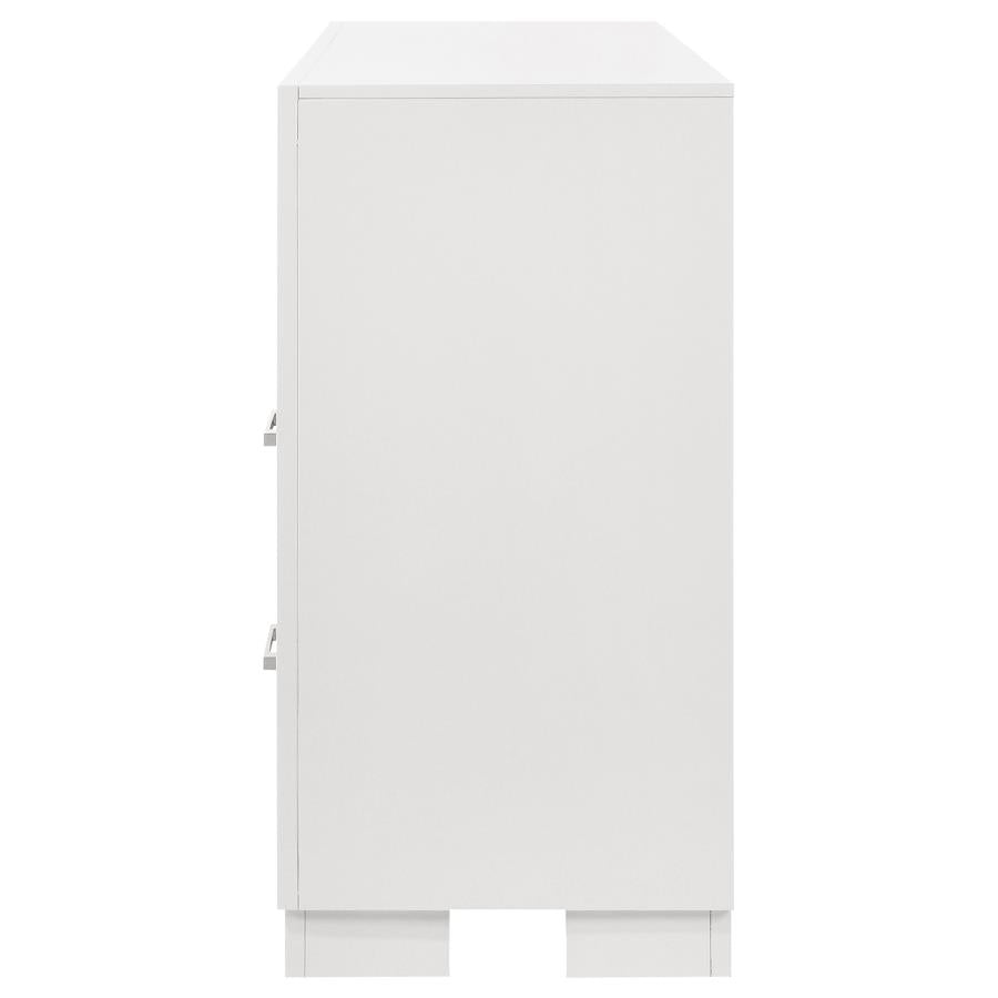 Jessica 6-drawer Dresser Snow White - 202993
