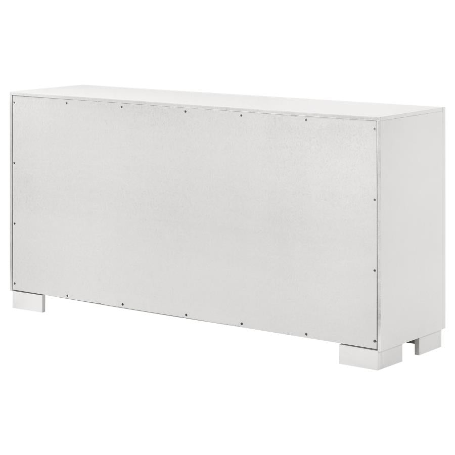 Jessica 6-drawer Dresser Snow White - 202993