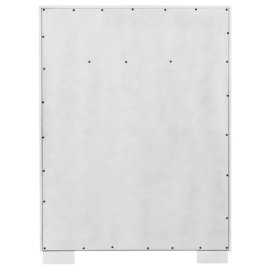 Jessica 5-drawer Bedroom Chest Snow White - 202995