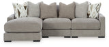 Aslan Court 3-Piece Sofa Sectional with Chaise - 20305S3