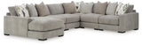 Aslan Court 6-Piece Sectional with Chaise - 20305S8