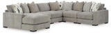 Aslan Court 6-Piece Sectional with Chaise - 20305S8