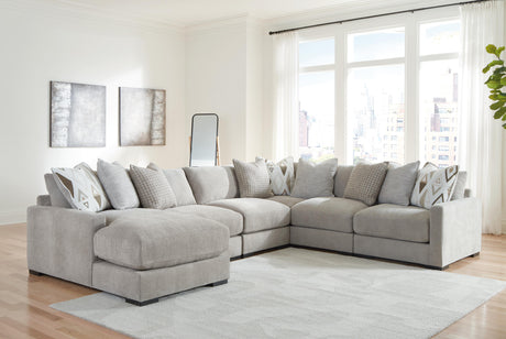 Aslan Court 6-Piece Sectional with Chaise - 20305S8