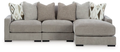 Aslan Court 3-Piece Sofa Sectional with Chaise - 20305S4