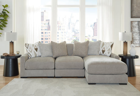 Aslan Court 3-Piece Sofa Sectional with Chaise - 20305S4