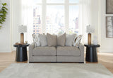Aslan Court 2-Piece Loveseat Sectional - 20305S1