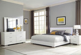 Felicity 4-piece Queen Bedroom Set White High Gloss - 203500Q-S4