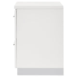 Felicity 2-drawer Nightstand White High Gloss - 203502