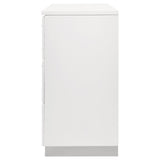 Felicity 6-drawer Dresser White High Gloss - 203503