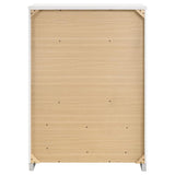Felicity 5-drawer Bedroom Chest White High Gloss - 203505