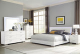 Felicity 5-drawer Bedroom Chest White High Gloss - 203505