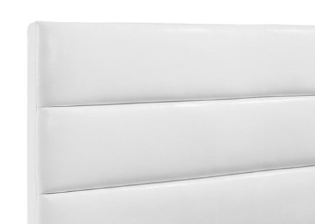 Felicity 4-piece Eastern King Platform Bedroom Set White - 203510KE-S4