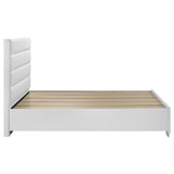Felicity Eastern King Storage Bed White High Gloss - 203510KE