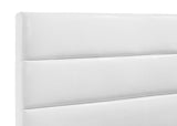 Felicity 53-inch Upholstered Full Platform Bed White - 203511F