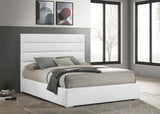 Felicity 53-inch Upholstered California King Bed White - 203511KW