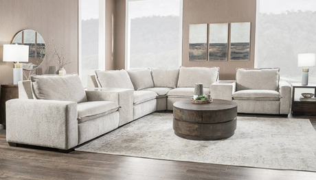 Z Loveshack 7-Piece Reclining Sectional W/ 2 Consoles - LARDSLVS+WEDSLVST+CODSLVSTx2+ARCDSLVSx2+RARDSLVS