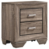 Kauffman 4-piece Eastern King Bedroom Set Washed Taupe - 204190KE-S4