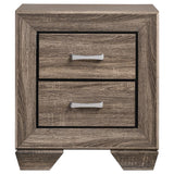 Kauffman 4-piece Eastern King Bedroom Set Washed Taupe - 204190KE-S4