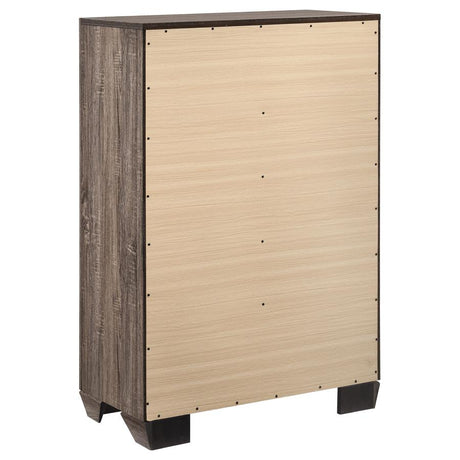 Kauffman 5-piece Eastern King Bedroom Set Washed Taupe - 204190KE-S5