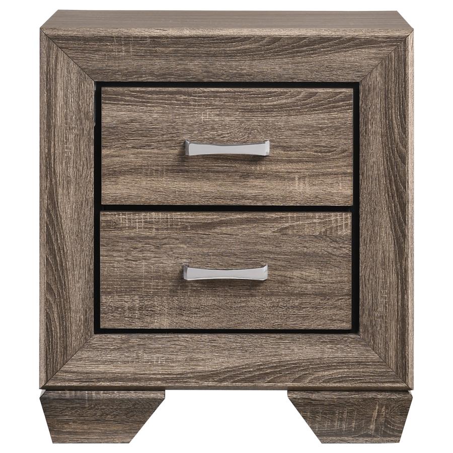 Kauffman 4-piece California King Bedroom Set Washed Taupe - 204190KW-S4