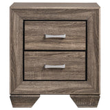 Kauffman 5-piece California King Bedroom Set Washed Taupe - 204190KW-S5