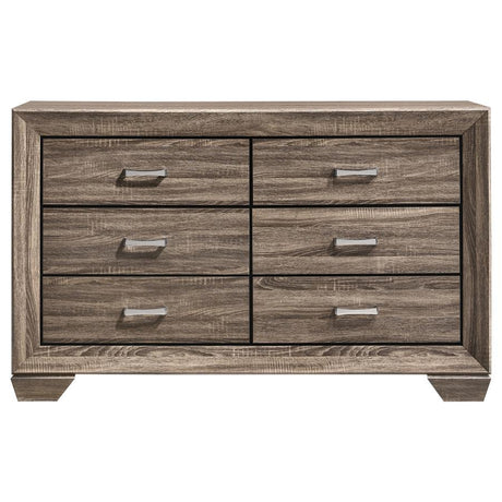 Kauffman 5-piece California King Bedroom Set Washed Taupe - 204190KW-S5