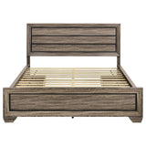 Kauffman Wood California King Storage Panel Bed Washed Taupe - 204190KW