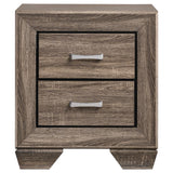 Kauffman 5-piece Queen Bedroom Set Washed Taupe - 204190Q-S5