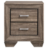 Kauffman 4-piece California King Bedroom Set Washed Taupe - 204191KW-S4