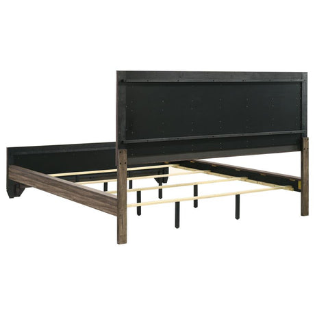Kauffman Wood California King Panel Bed Washed Taupe - 204191KW