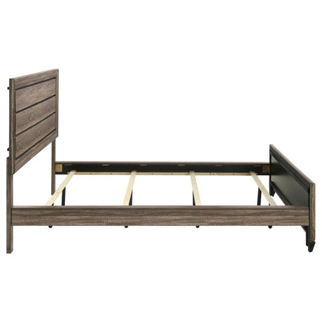 Kauffman Wood California King Panel Bed Washed Taupe - 204191KW