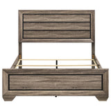 Kauffman Wood Queen Panel Bed Washed Taupe - 204191Q