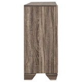 Kauffman 6-drawer Dresser Washed Taupe - 204193