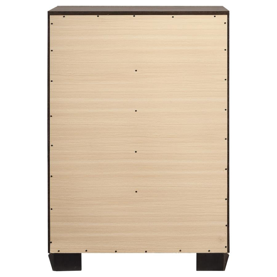 Kauffman 5-drawer Bedroom Chest Washed Taupe - 204195