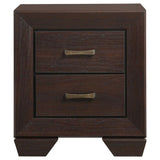 Kauffman 4-piece Eastern King Bedroom Set Dark Cocoa - 204390KE-S4