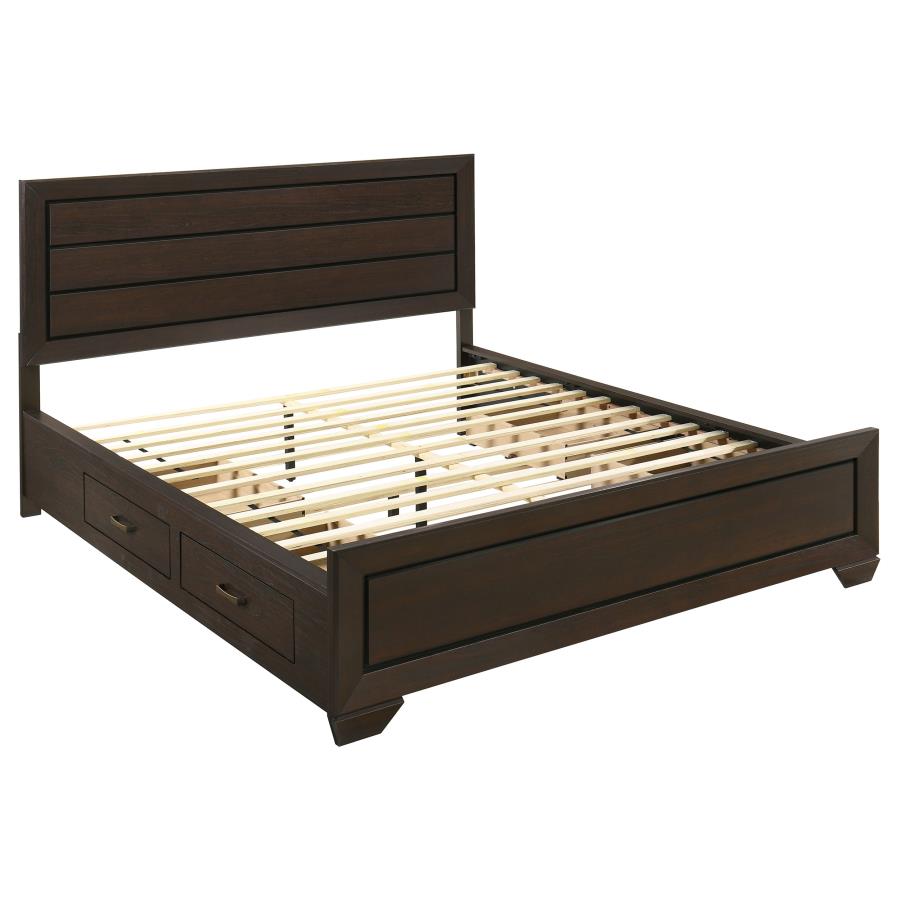 Kauffman 5-piece California King Bedroom Set Dark Cocoa - 204390KW-S5