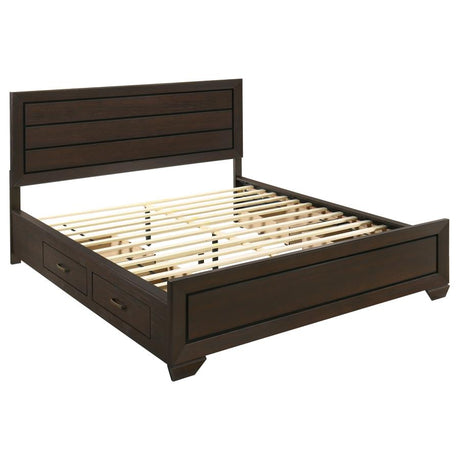 Kauffman 5-piece California King Bedroom Set Dark Cocoa - 204390KW-S5