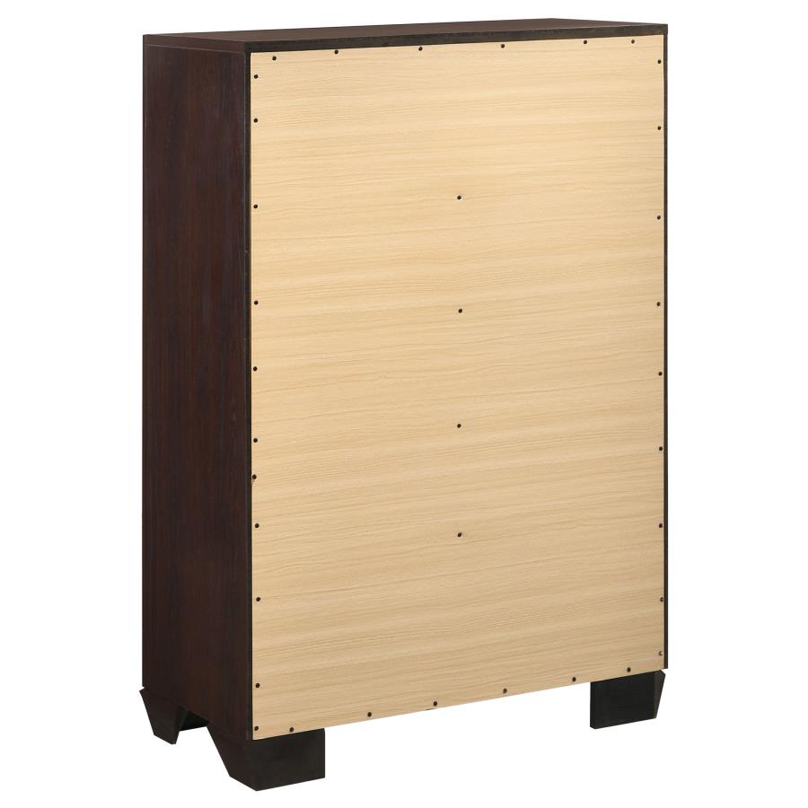 Kauffman 5-piece California King Bedroom Set Dark Cocoa - 204390KW-S5