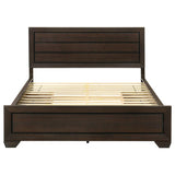 Kauffman Wood California King Storage Panel Bed Dark Cocoa - 204390KW