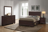Kauffman 4-piece Queen Bedroom Set Dark Cocoa - 204390Q-S4