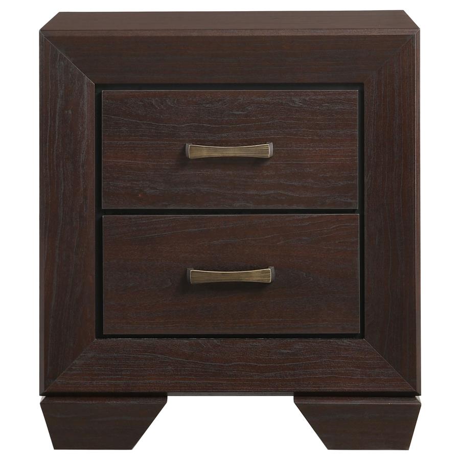 Kauffman 4-piece Queen Bedroom Set Dark Cocoa - 204390Q-S4