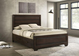 Kauffman Wood Queen Storage Panel Bed Dark Cocoa - 204390Q