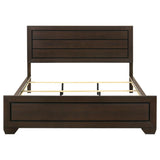 Kauffman Wood California King Panel Bed Dark Cocoa - 204391KW