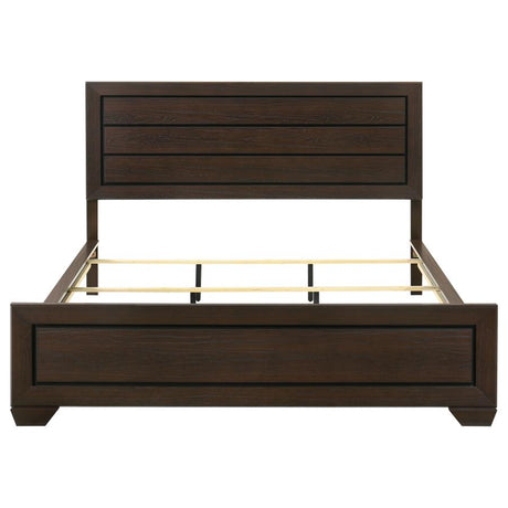 Kauffman Wood California King Panel Bed Dark Cocoa - 204391KW